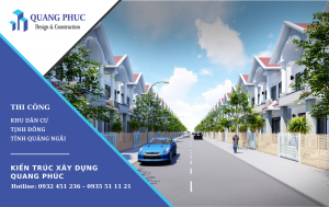 Thiết kế thi công tại Khu dân cư Tịnh Đông tỉnh Quảng Ngãi
