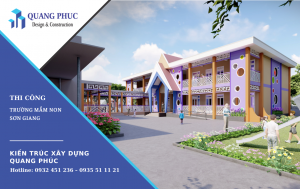 Thiết kế xây dựng trường Mầm non Sơn Giang