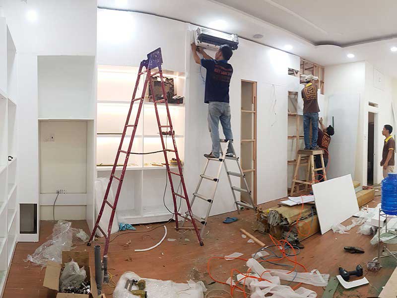 Các hạng mục thi công sửa chữa nhà tại Quảng Ngãi của công ty Quang Phúc